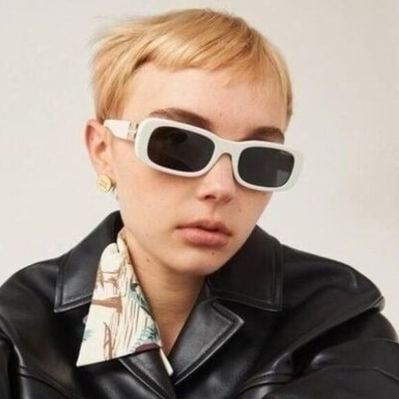 NEW MIU MIU WOMEN MU08ZS 1425S0 SUNGLASSES WHITE EYEWEAR SMU 08Z 1425S0 main image 11